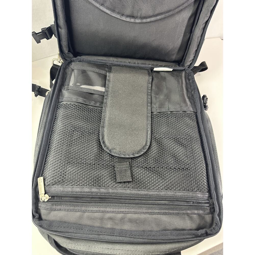 *Flawed Vintage Apple Computer x Mead Backpack Bag Rainbow Logo Collector Rare - Picture 7 of 16